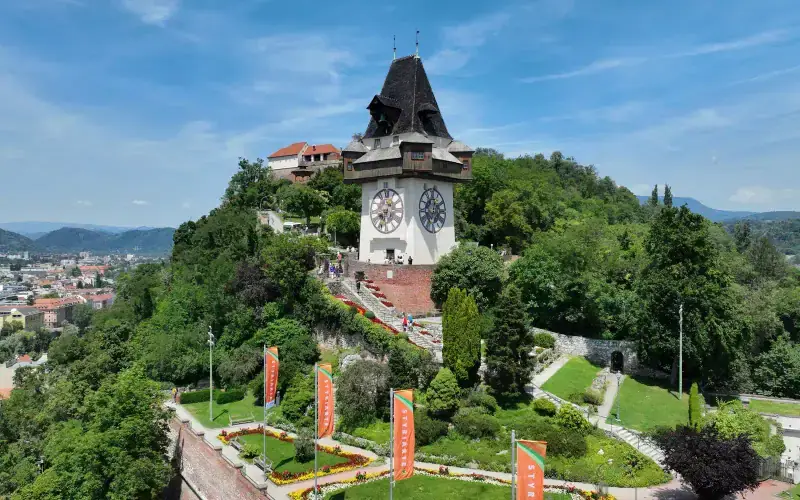 Graz Schlossberg and Clock Tower