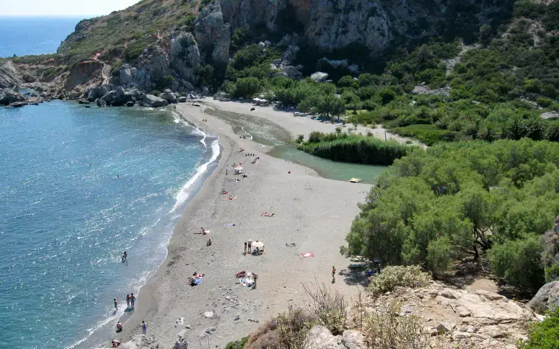 Preveli Palm Forest and Beach