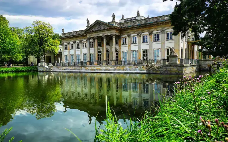 Łazienki Park and Palace on the Isle